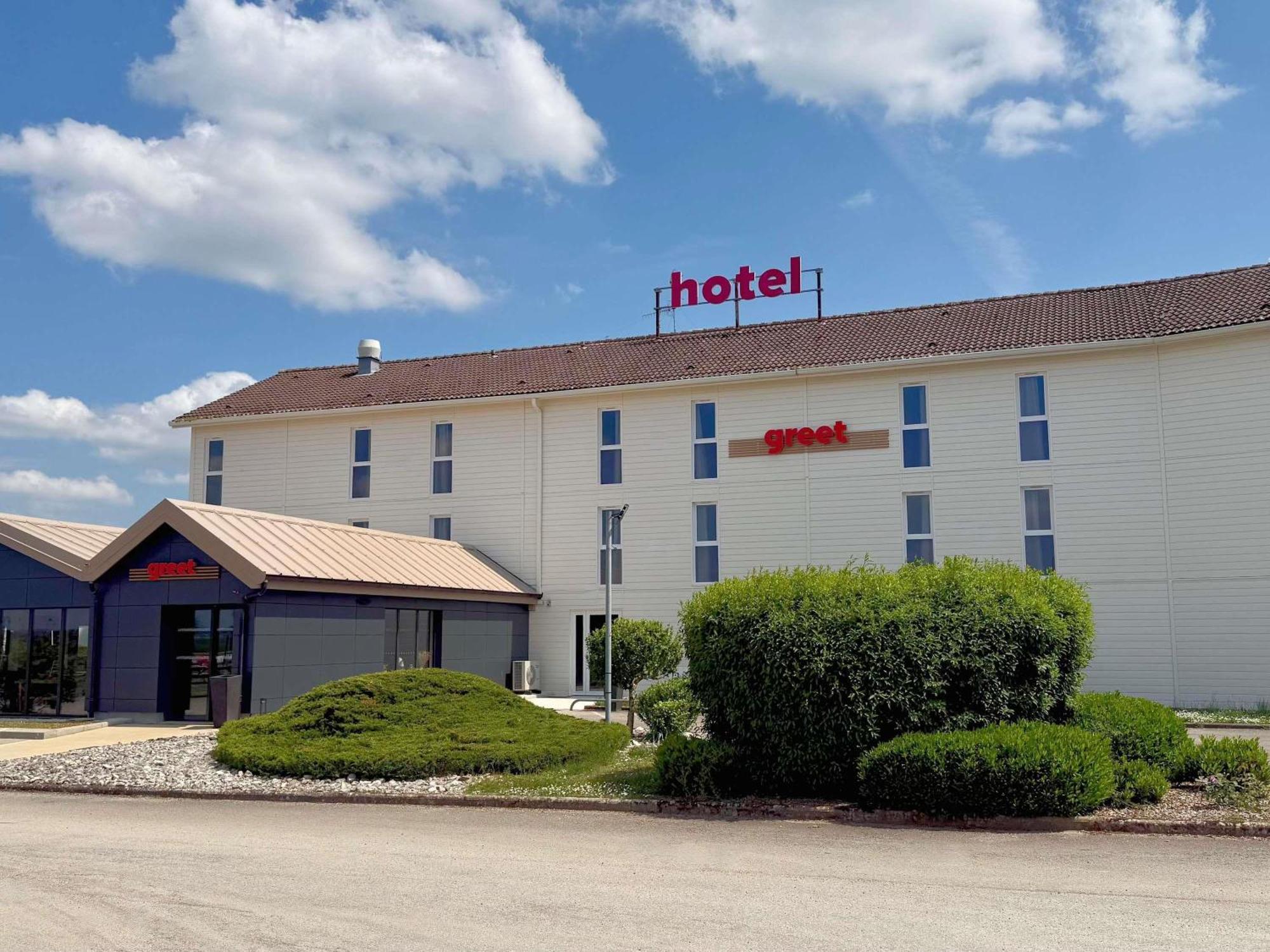 Greet Hotel Dijon Sud Longvic Bagian luar foto