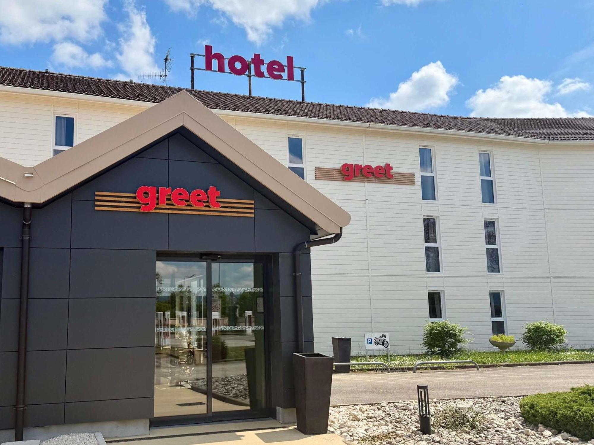 Greet Hotel Dijon Sud Longvic Bagian luar foto
