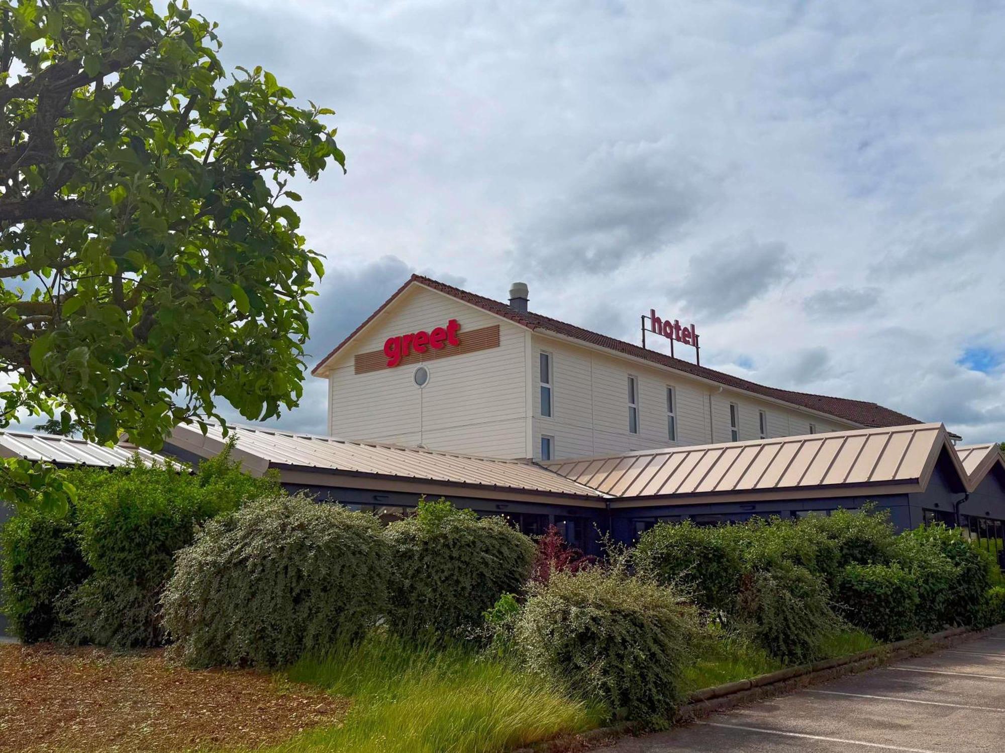 Greet Hotel Dijon Sud Longvic Bagian luar foto