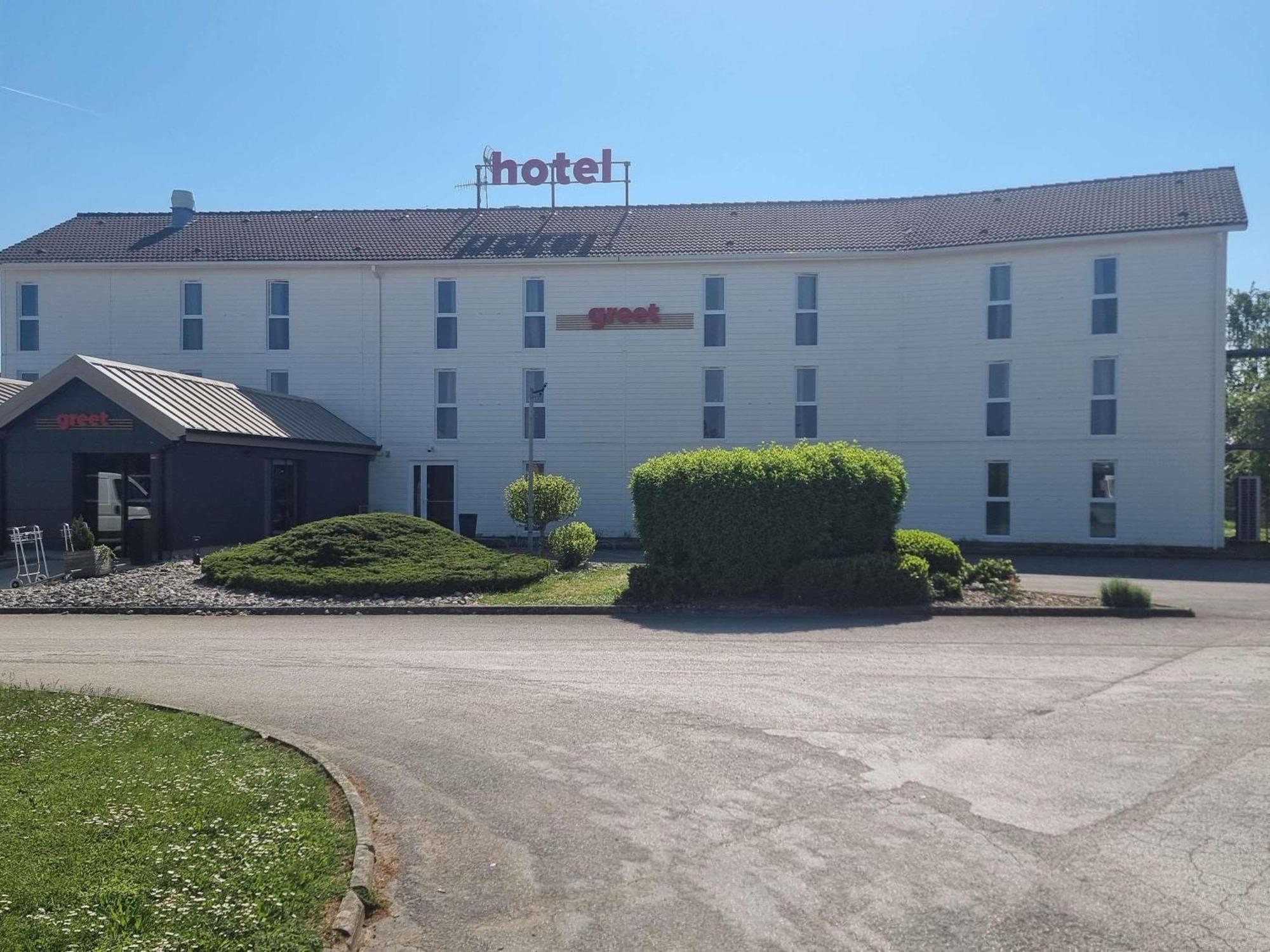 Greet Hotel Dijon Sud Longvic Bagian luar foto